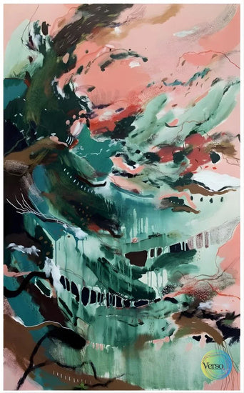 Half of Breath - 100 x 150 cm / Acrylic / Unframed, shipped in a roll