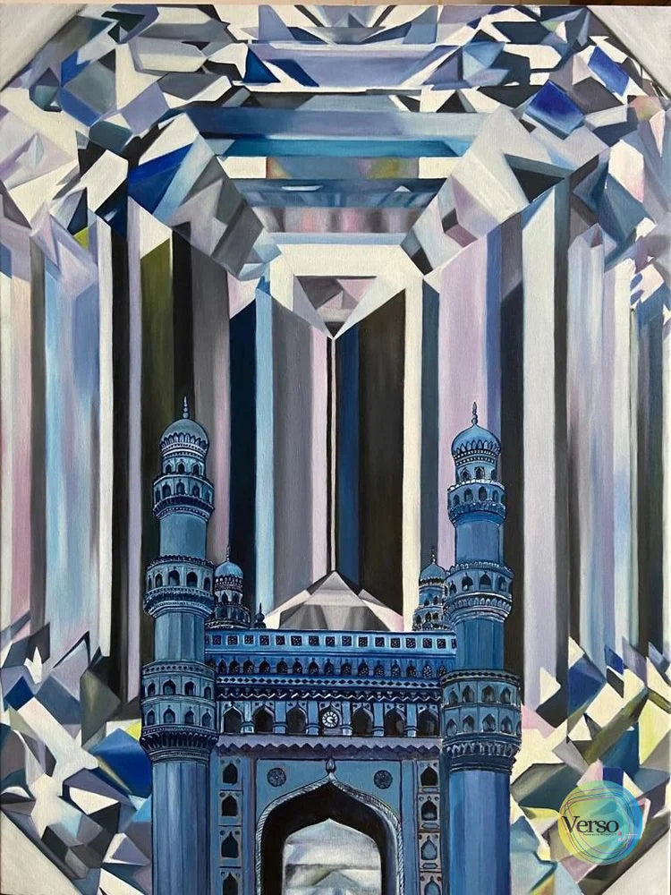Heritage:Real Diamond 24 x 36 cm / Oil / Unframed, shipped in a roll