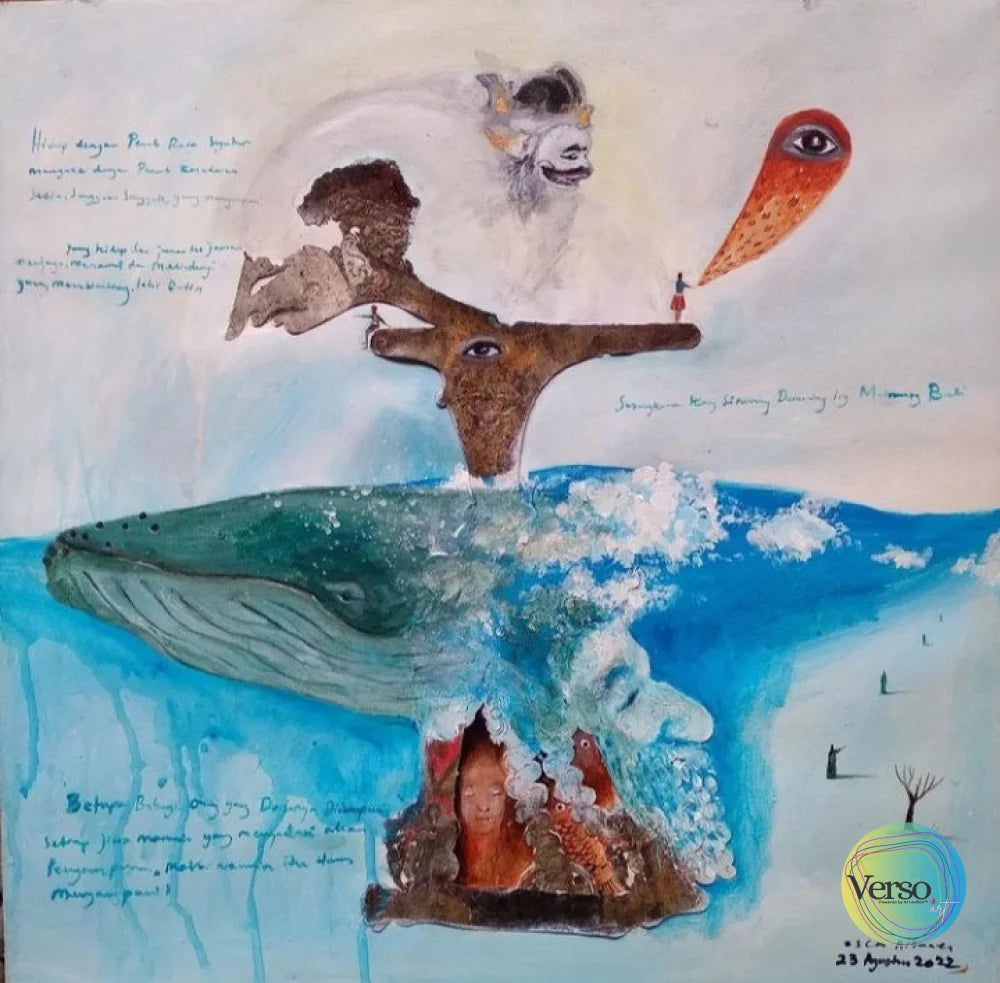 Hope 50 x 50 cm / Acrylic / Unframed, shipped flat