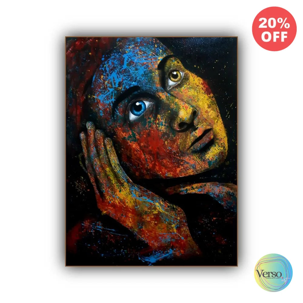 Hope - 60 x 80 cm / Acrylic / Unframed, shipped in a roll