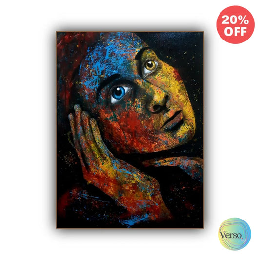 Hope - 60 x 80 cm / Acrylic / Unframed, shipped in a roll