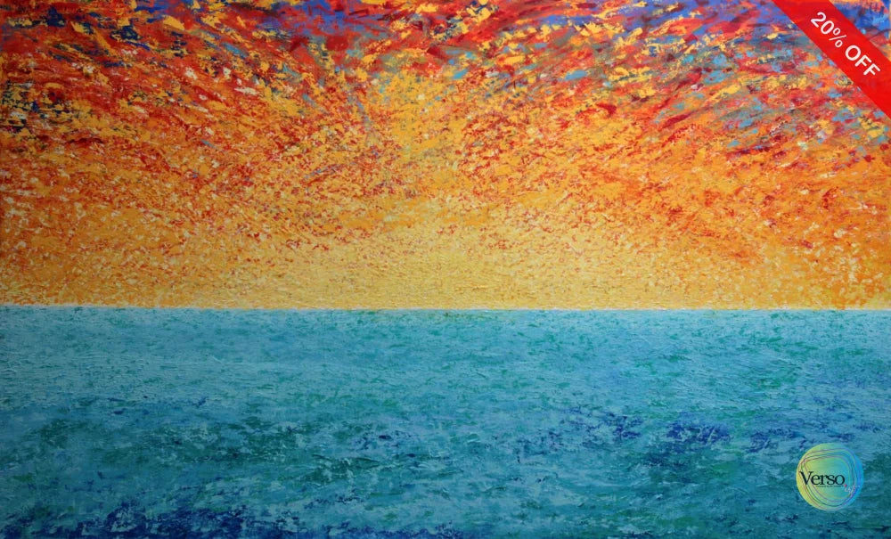 Horizonte marino 230 x 130 cm / Acrylic / Unframed, shipped flat