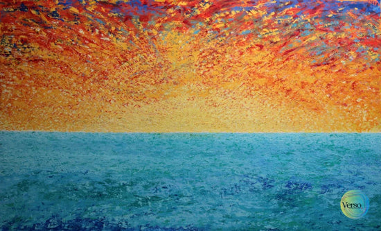 Horizonte marino 230 x 130 cm / Acrylic / Unframed, shipped flat