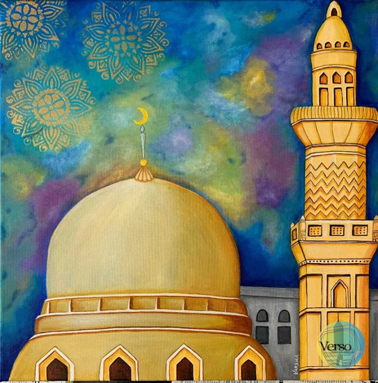 Ibadat-2 60 x 60 cm / Acrylic / Unframed, shipped in roll