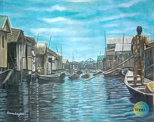 Ilaje 47 x 36 cm / Oil / Unframed, shipped in roll