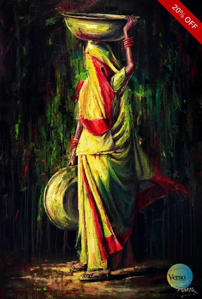 Imperceptible 24 x 36 cm / Oil / Unframed, shipped in a roll