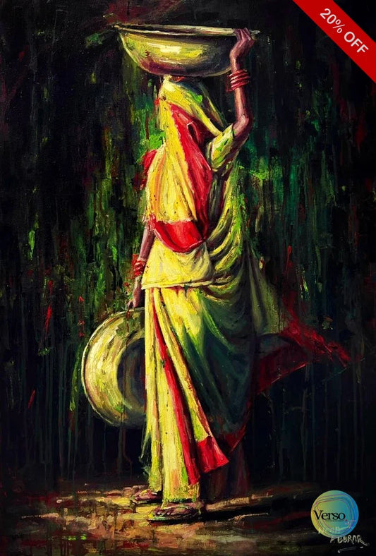 Imperceptible 24 x 36 cm / Oil / Unframed, shipped in a roll