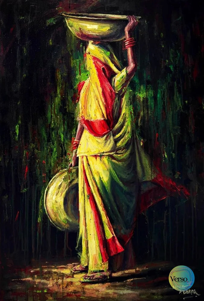 Imperceptible 24 x 36 cm / Oil / Unframed, shipped in a roll