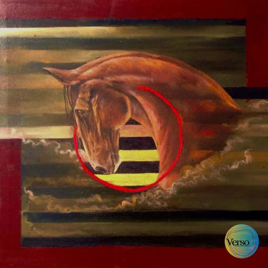 Impression 24 x 24 inch / Oil / Unframed, shipped in roll