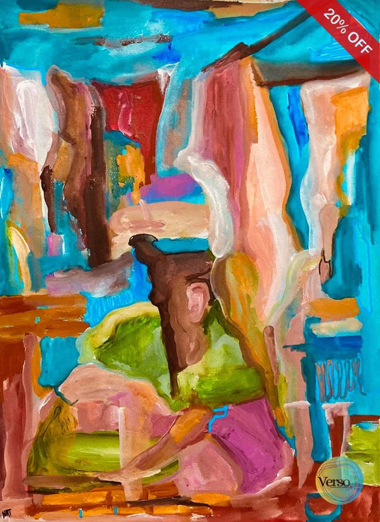 Inescrutable 28 x 38 cm / Acrylic / Unframed, shipped in roll