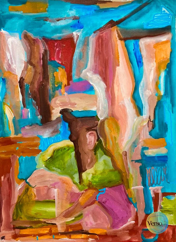 Inescrutable 28 x 38 cm / Acrylic / Unframed, shipped in roll