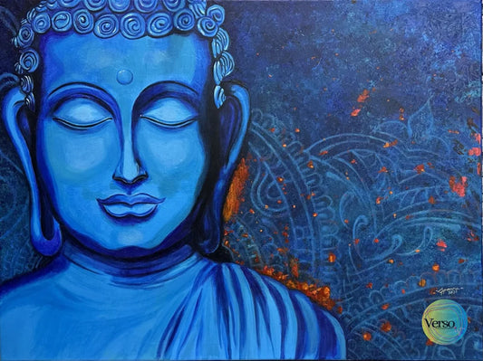 Inner Peace 80 x 60 cm / Acrylic / Unframed, shipped in a roll