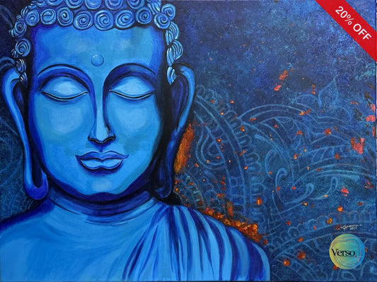 Inner Peace 80 x 60 cm / Acrylic / Unframed, shipped in a roll