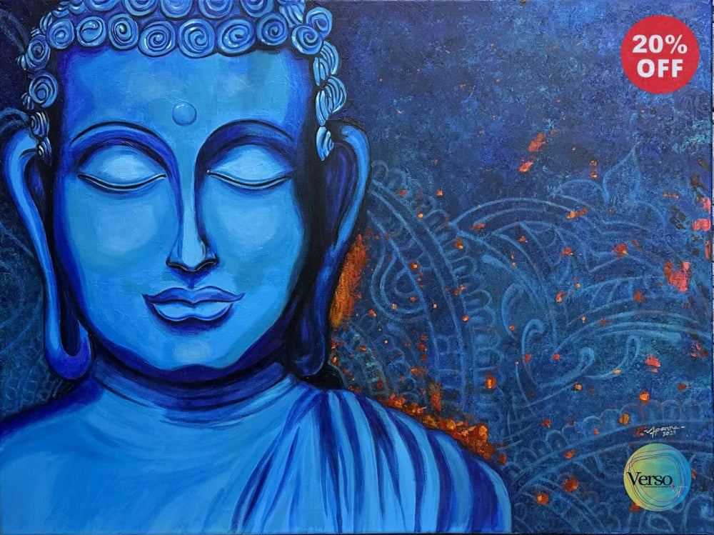 Inner Peace 80 x 60 cm / Acrylic / Unframed, shipped in a roll