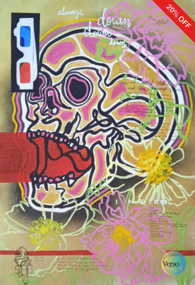 Interpol 35 x 50 cm / Mixed / Unframed, shipped in roll