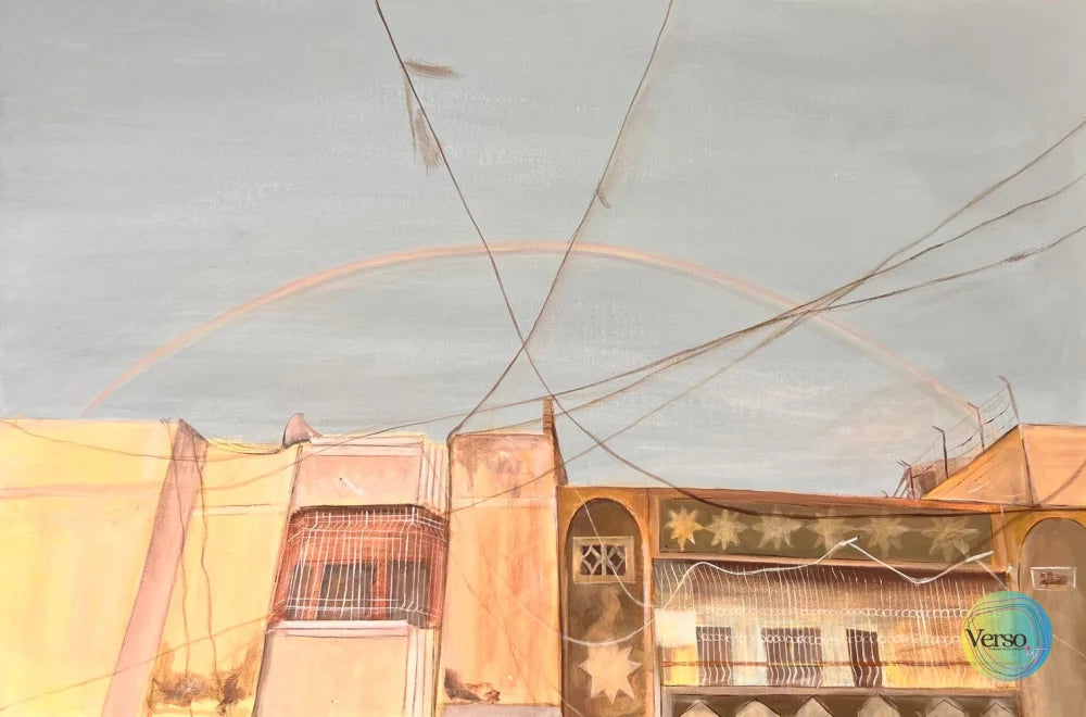 Jamat Khana 30 x 20 inch / Acrylic / Framed, shipped flat