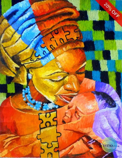 Joy of Motherhood 42 x 50 cm / Acrylic / Unframed, shipped in a roll Art on Canvas