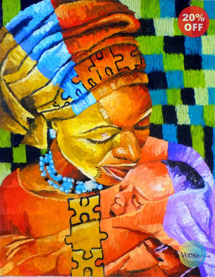 Joy of Motherhood 42 x 50 cm / Acrylic / Unframed, shipped in a roll Art on Canvas