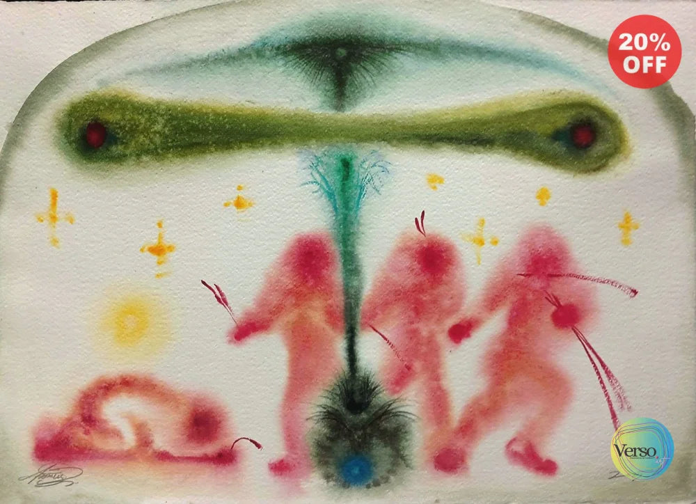 Judge - 54 x 38 cm / Watercolor / Unframed, shipped in a roll