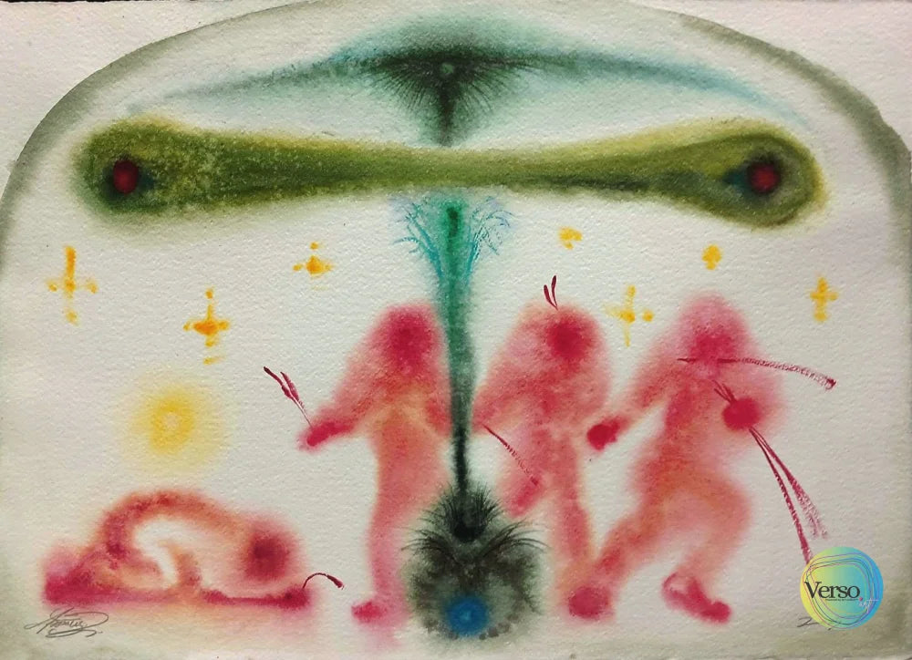 Judge - 54 x 38 cm / Watercolor / Unframed, shipped in a roll