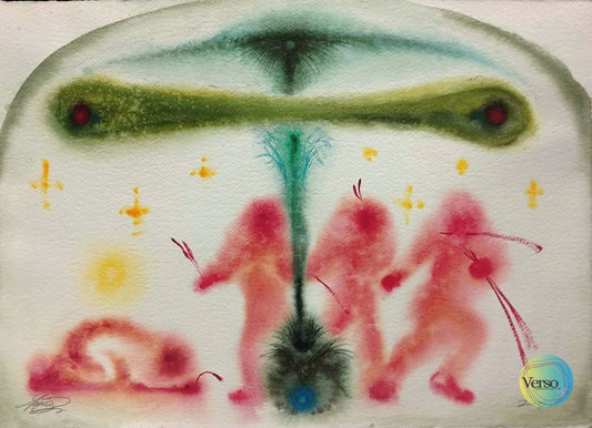 Judge - 54 x 38 cm / Watercolor / Unframed, shipped in a roll