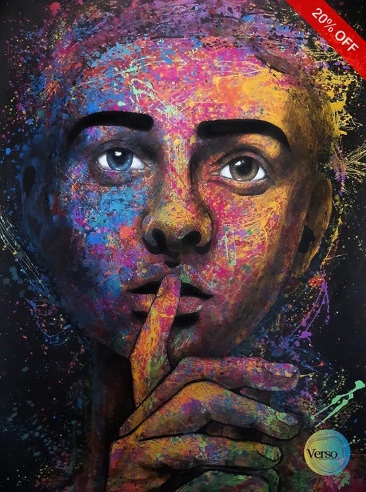 Keberucapan (The Speech) 60 x 80 cm / Acrylic / Unframed, shipped in a roll