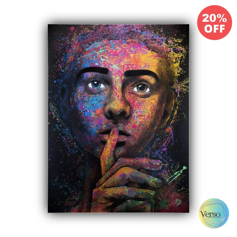 Keberucapan (The Speech) - 60 x 80 cm / Acrylic / Unframed, shipped in a roll