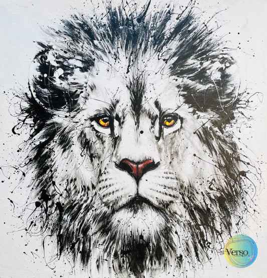 King of the Jungle 100 x 100 cm / Acrylic / Unframed, shipped in roll