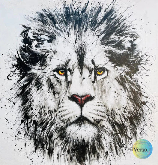 King of the Jungle 100 x 100 cm / Acrylic / Unframed, shipped in roll