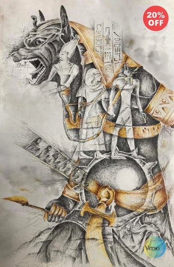 Kings of Egypt 42 x 58 cm / Watercolor / Unframed, shipped in roll