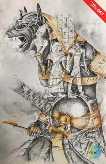 Kings of Egypt 42 x 58 cm / Watercolor / Unframed, shipped in roll