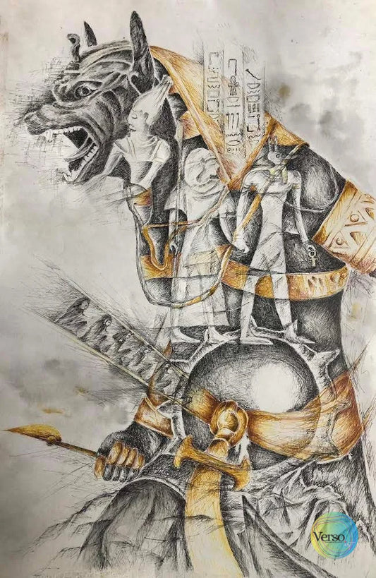 Kings of Egypt 42 x 58 cm / Watercolor / Unframed, shipped in roll