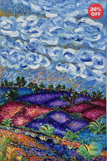 Kot-addu - 24 x 36 inch / Oil / Unframed, shipped in a roll