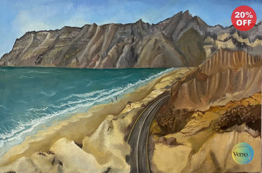 kund Malir 18 x 12 cm / Oil / Unframed, shipped in roll