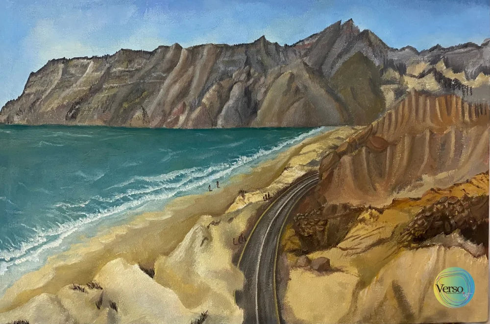 kund Malir 18 x 12 cm / Oil / Unframed, shipped in roll