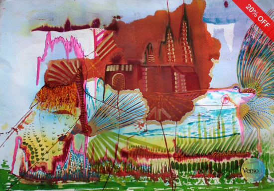 La ciudad de la furia 100 x 70 cm / Watercolor / Unframed, shipped in roll