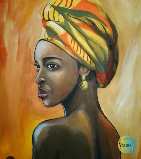 Lady I 50 x 70 cm / Acrylic / Unframed, shipped in a roll