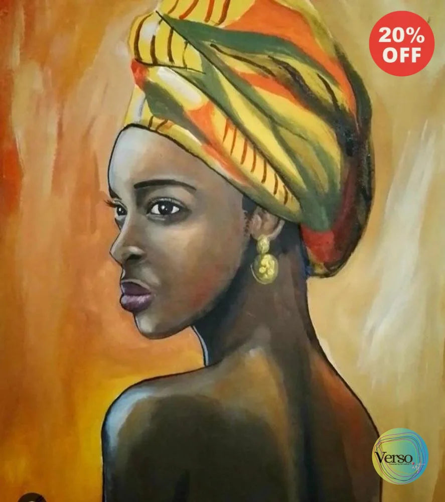 Lady I 50 x 70 cm / Acrylic / Unframed, shipped in a roll