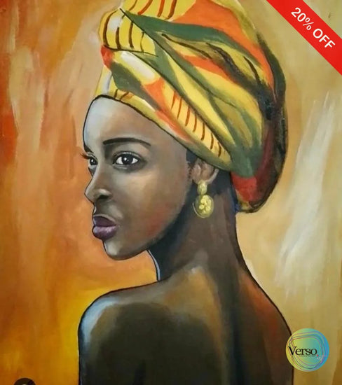 Lady I 50 x 70 cm / Acrylic / Unframed, shipped in a roll