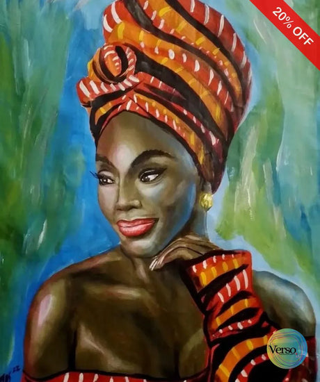 Lady II 50 x 70 cm / Acrylic / Unframed, shipped in a roll