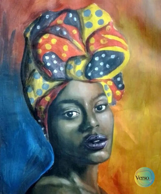 Lady III 50 x 70 cm / Acrylic / Unframed, shipped in a roll