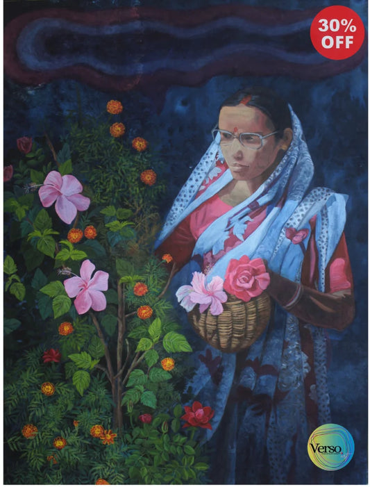 Lady With Flowers