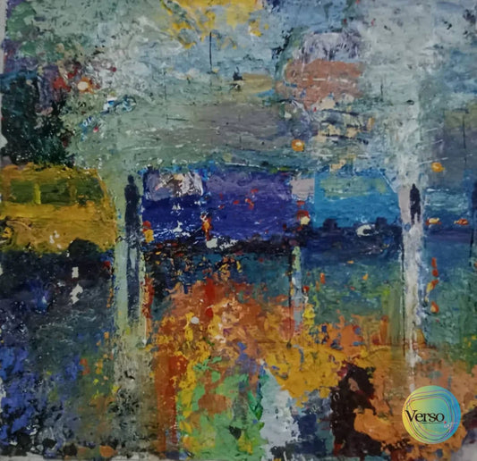 Lagos 11 x 11 cm / Oil / Unframed, shipped in roll