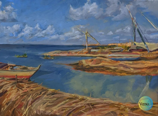 Lake Brullus 40 x 30 cm / Oil / Unframed, shipped in roll