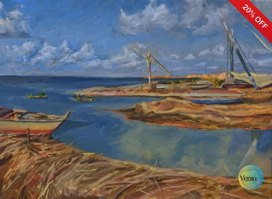 Lake Brullus 40 x 30 cm / Oil / Unframed, shipped in roll