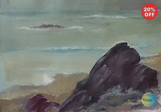 Landscape 13 14 x 10 cm / Watercolor / Unframed, shipped in a roll