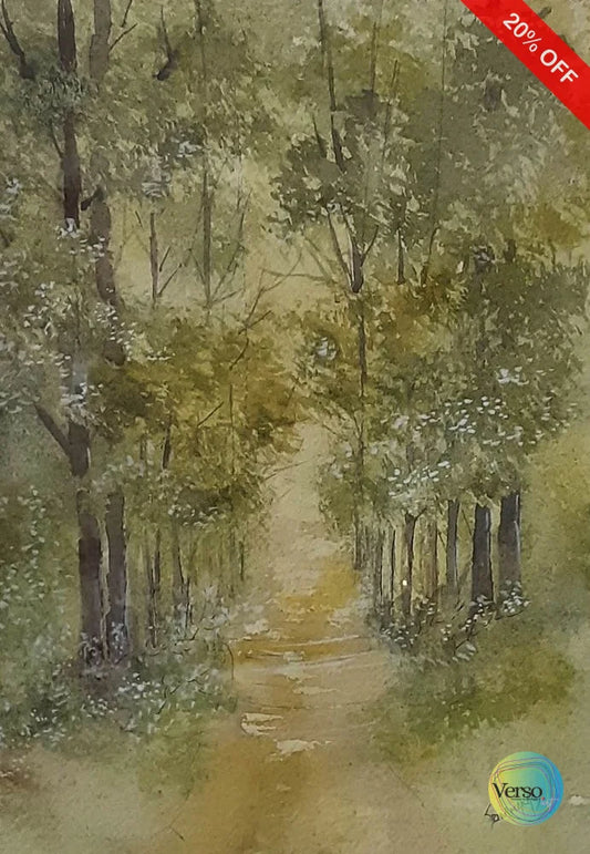 Landscape 19 10 x 14 cm / Watercolor / Unframed, shipped in a roll