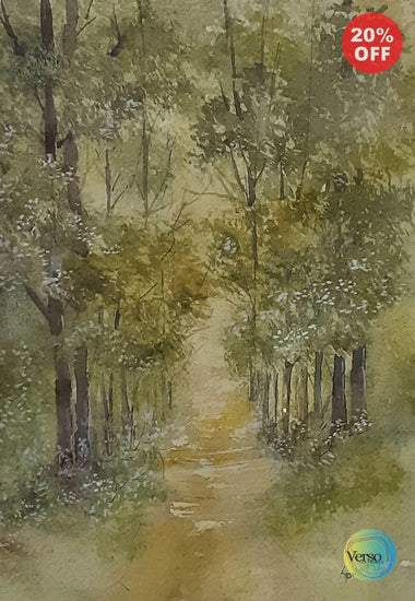 Landscape 19 10 x 14 cm / Watercolor / Unframed, shipped in a roll