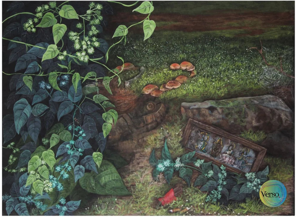 Landscape I 39 x 28 inch / Acrylic / Unframed, shipped in a roll