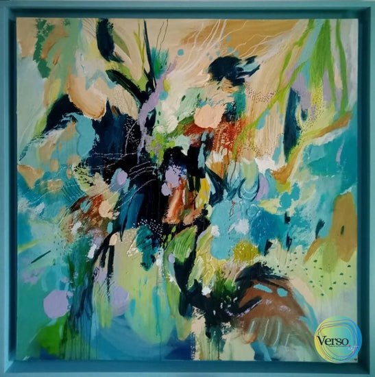 Langit Terhalang - 100 x 100 cm / Acrylic / Unframed, shipped in a roll